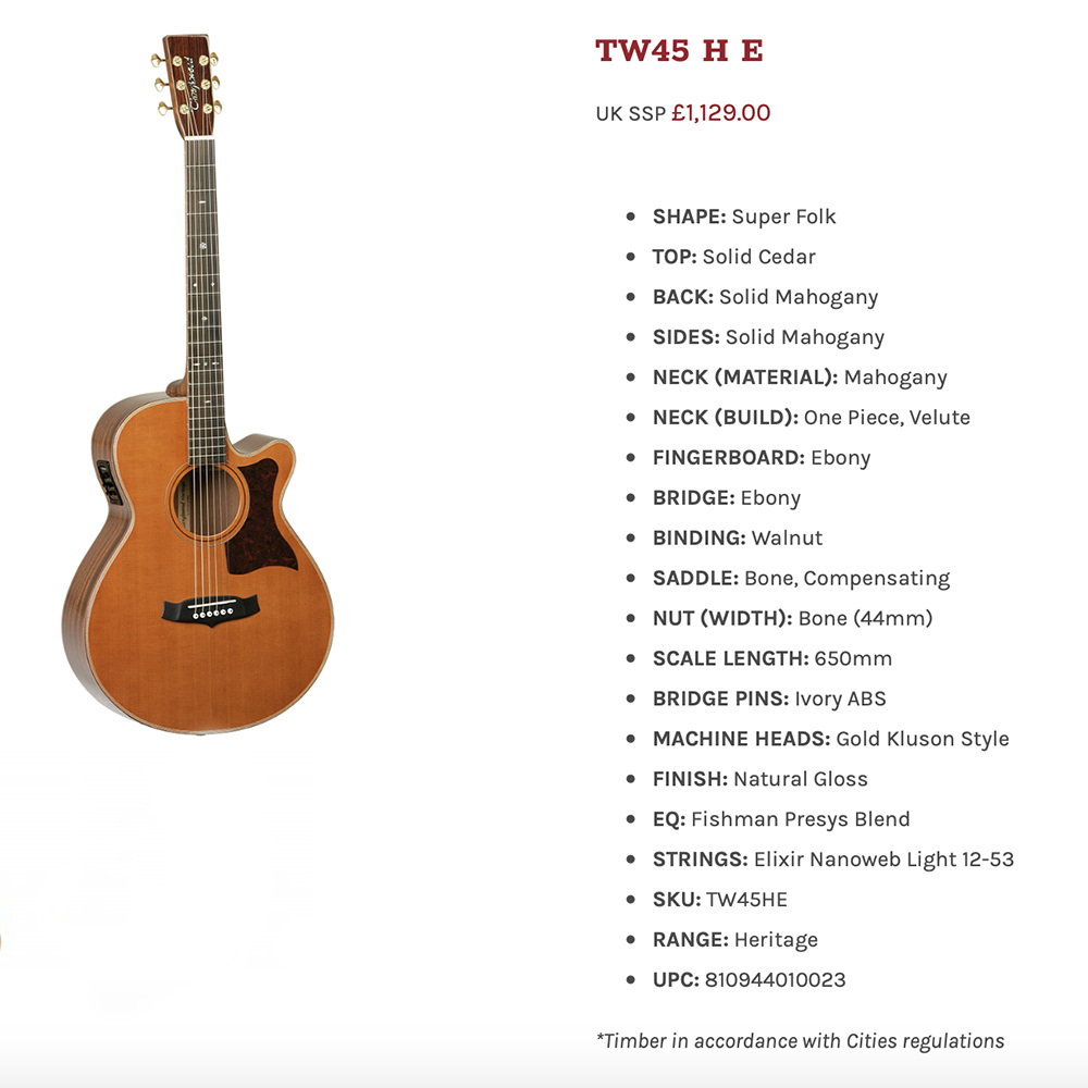 Why I Don't Supply Tanglewood Guitars. (From The UKs Largest Tanglewood  Guitars Dealer For Over a Decade)-Richards Guitars Of Stratford Upon Avon